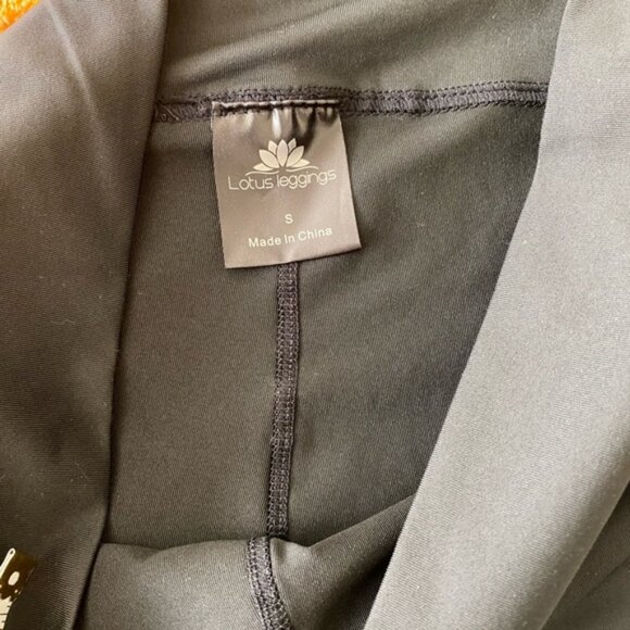 Black Bottoms Capri Tie Ankle Wrap Dancing Athletic Yoga Pants - Picture 8 of 10